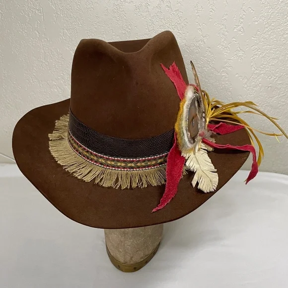 Vintage Porter’s of Tucson Western Hat Tucson Hats Barrel Man 100X Size Felt Western Cowboy Hat main image 4